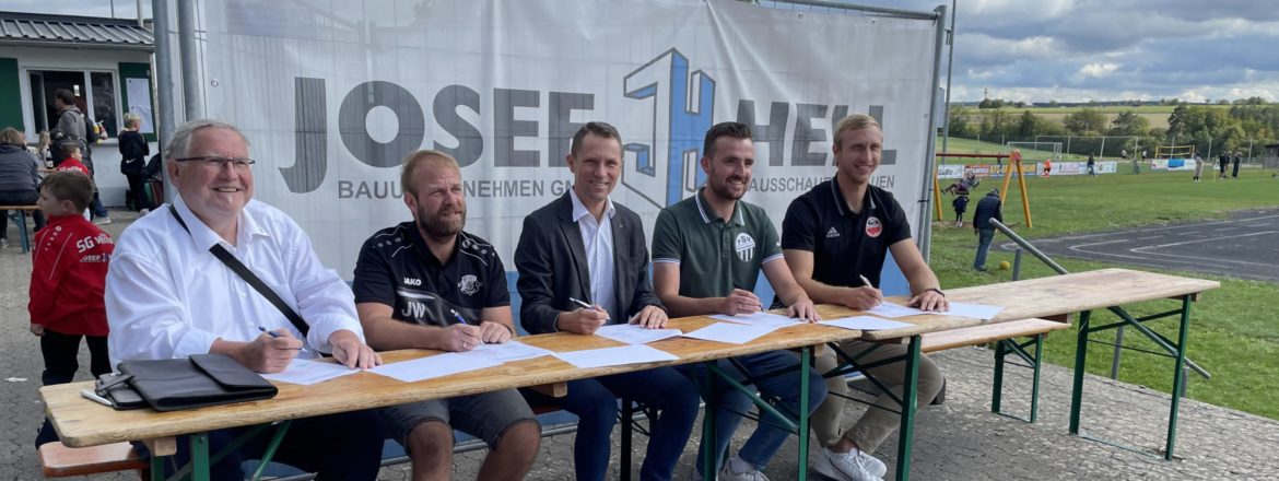 Fa. Josef Hell unterstützt auch weiterhin den Jugendfußball