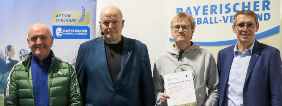 DFB-Sonderehrung für Claus-Peter Köth