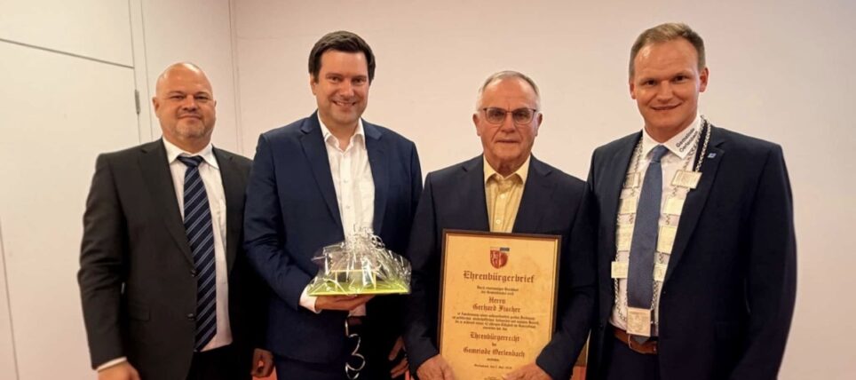 Neuer Ehrenbürger der Gemeinde Oerlenbach
